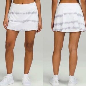 lululemon athletica White and Gray Skirt